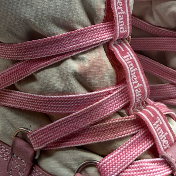 Timberland Sherpa Lined Pink Winter Boots - Toddler US Size 11.5 / EU 29 // 7281 - Picture 12 of 13